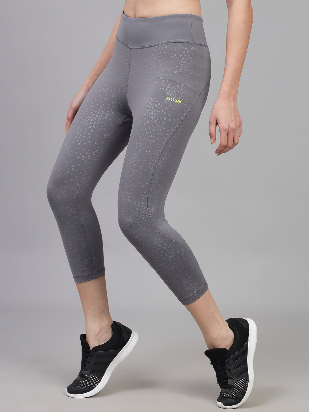Z by Zella Capri Leggings Size XS Gray Details Cropped Athletic